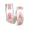 JAM Paper 1.5" x 10yd. White Breast Cancer Awareness Symbol Ribbon
